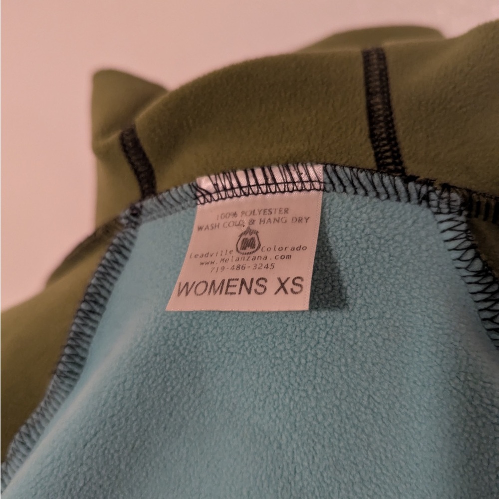 RARE Melanzana Women’s XS Hard Face Jacket Green Full Zip Hoodie - Picture 7 of 10